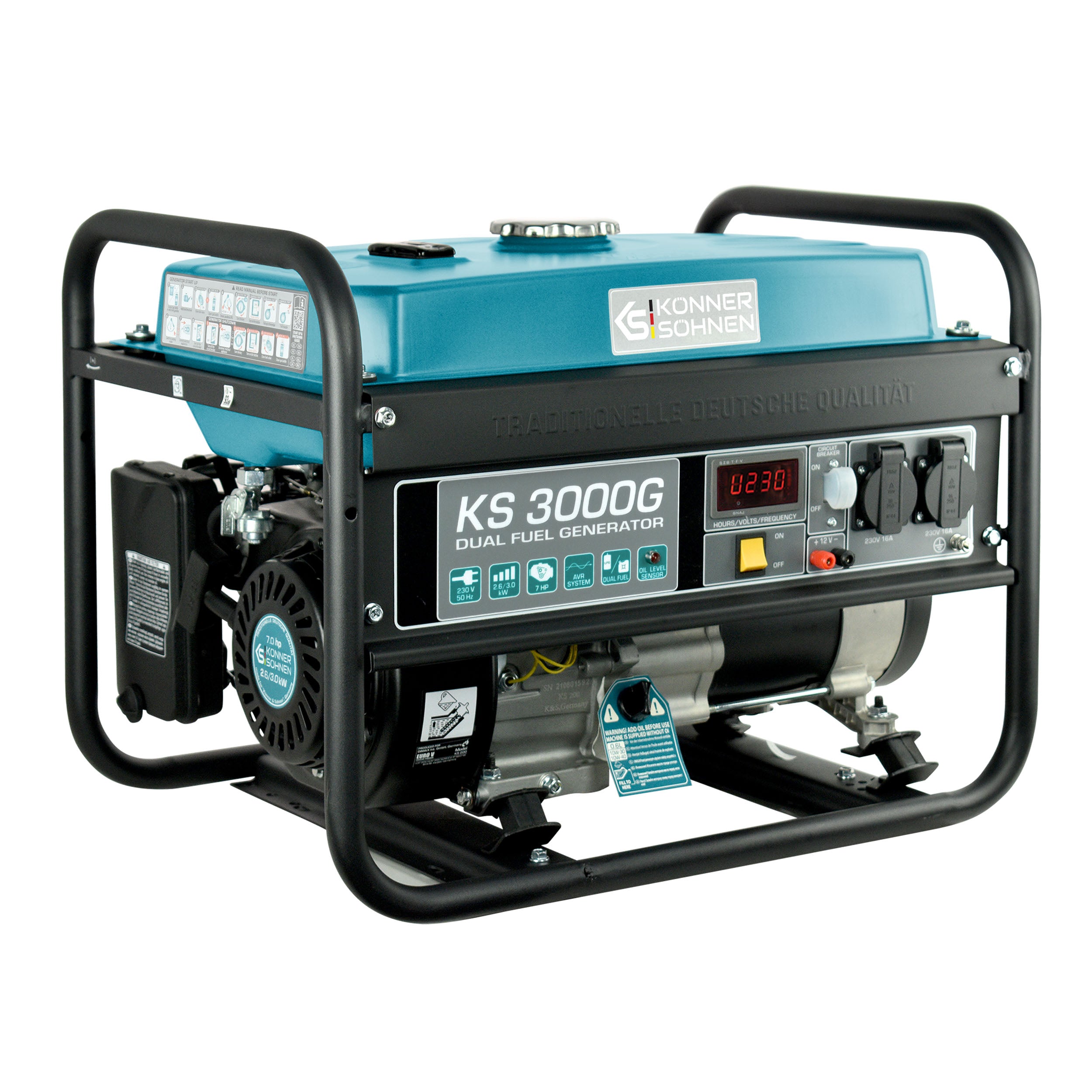 LPG/Benzin-Generator KS 3000G – Bild 3