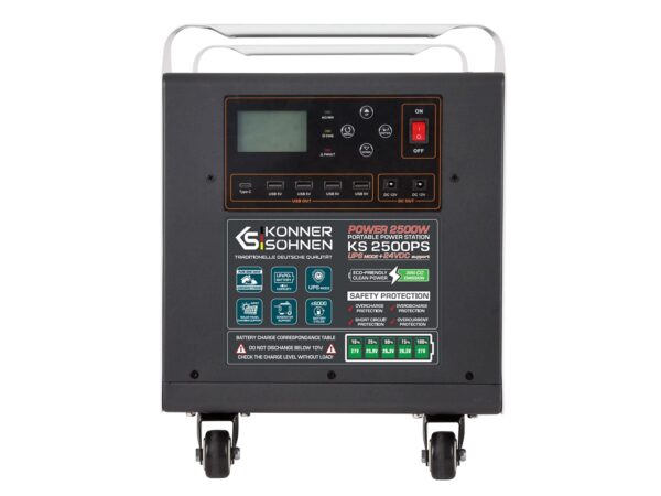 Tragbare Powerstation KS 2500PS – Bild 2