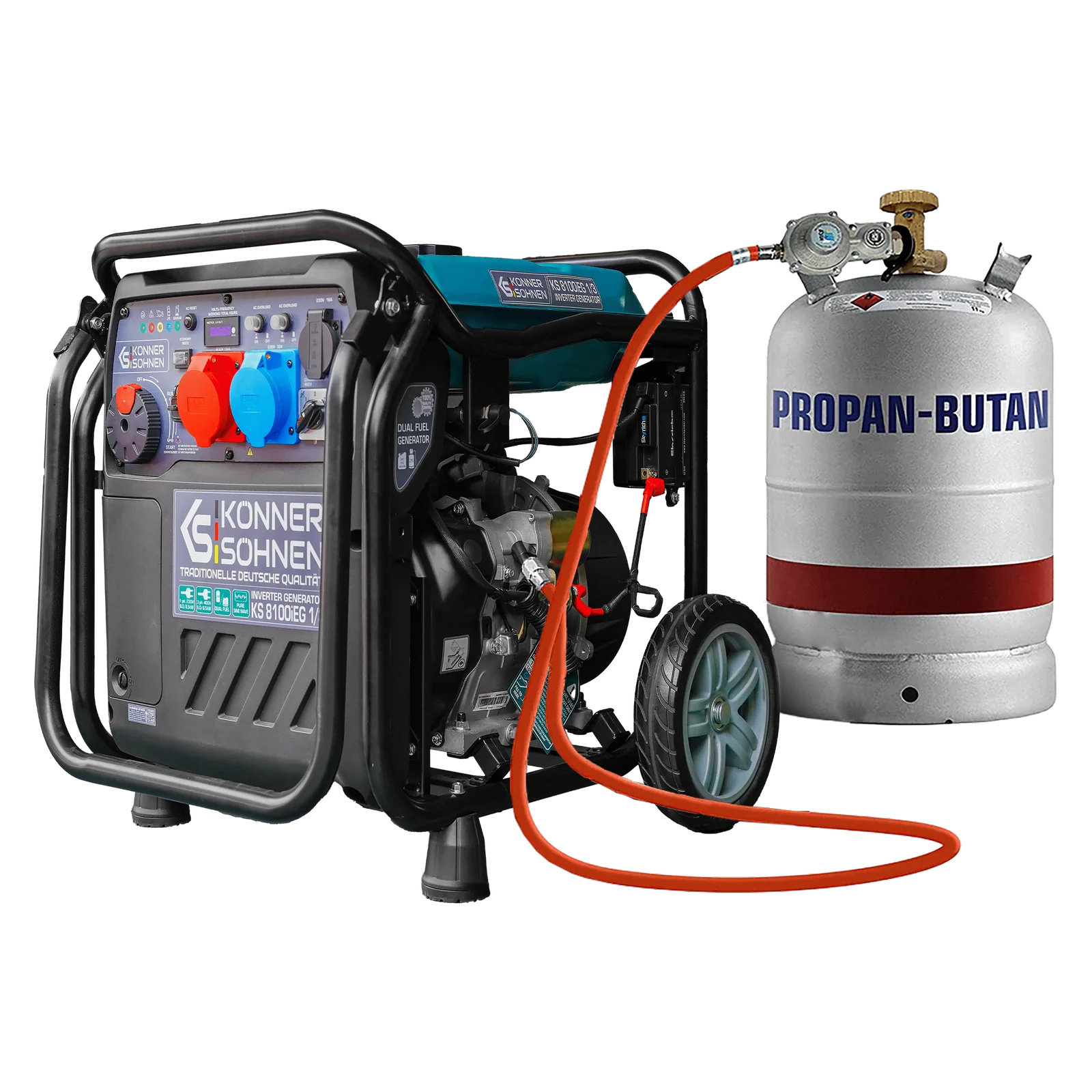 LPG Inverter Generator KS 8100iEG 1/3 von Könner & Söhnen