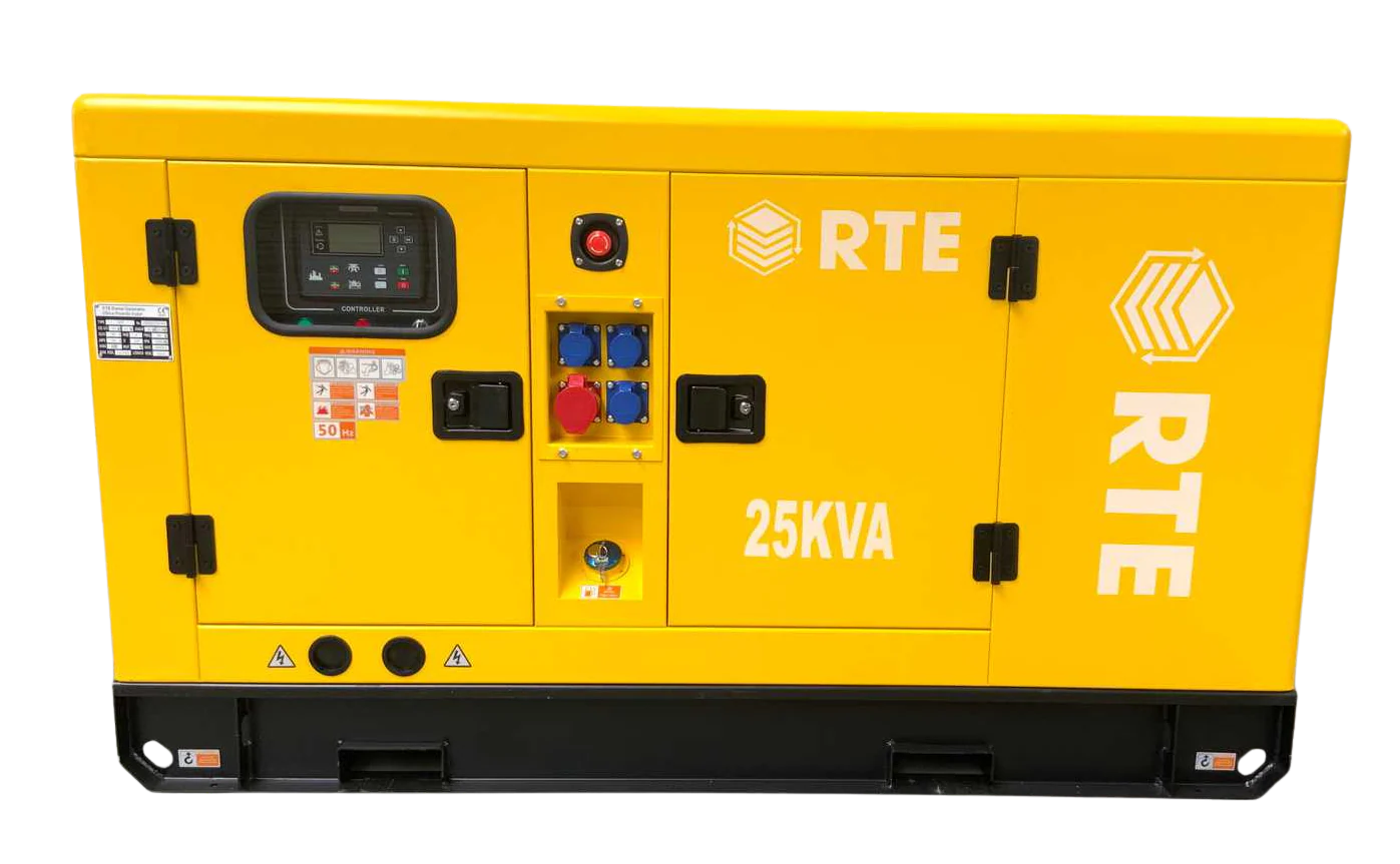 25 kVA Diesel Stromgenerator / Notstrom von RTE mit 22 kW