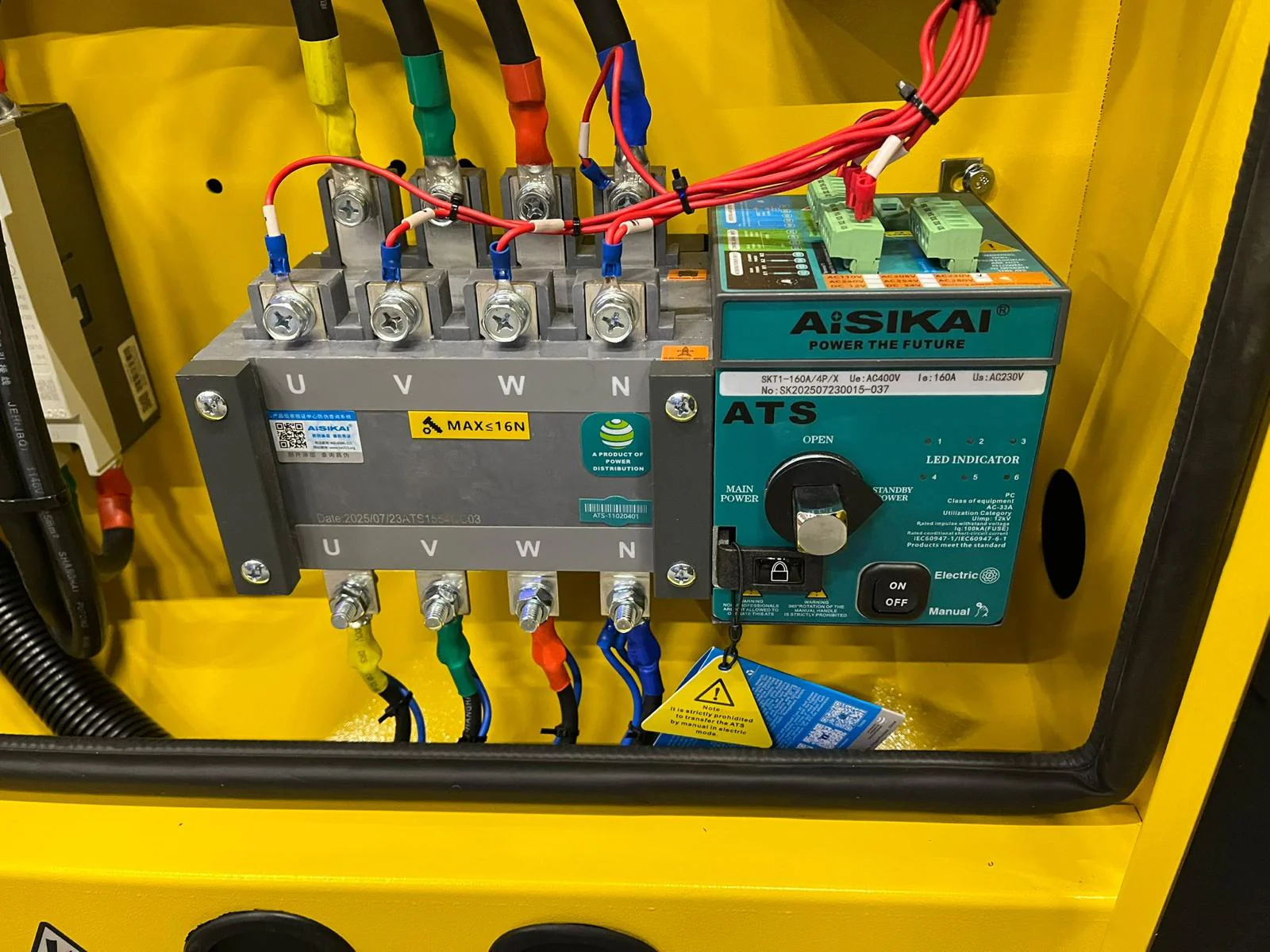 Diesel Stromgenerator / Notstrom RTE - 75kVA mit 60.000W – Bild 9