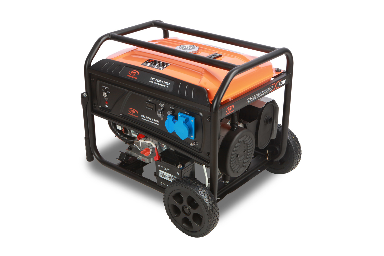 Benzin Stromerzeuger RC 7001 PER - 7kVA - 1-phasig - IP23