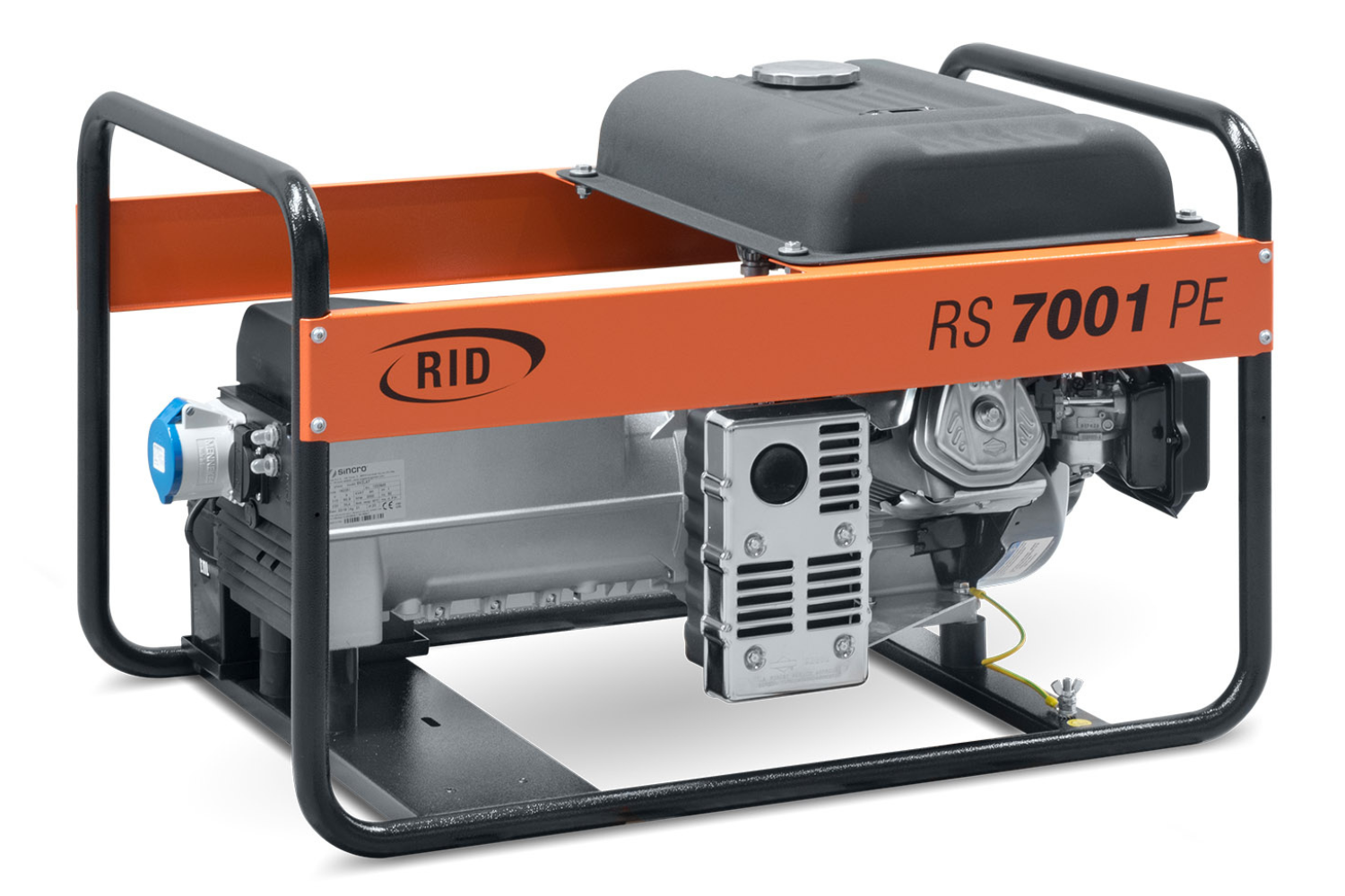 Benzin Stromerzeuger RS 7001 PE - 7kVA - 1-phasig - IP23