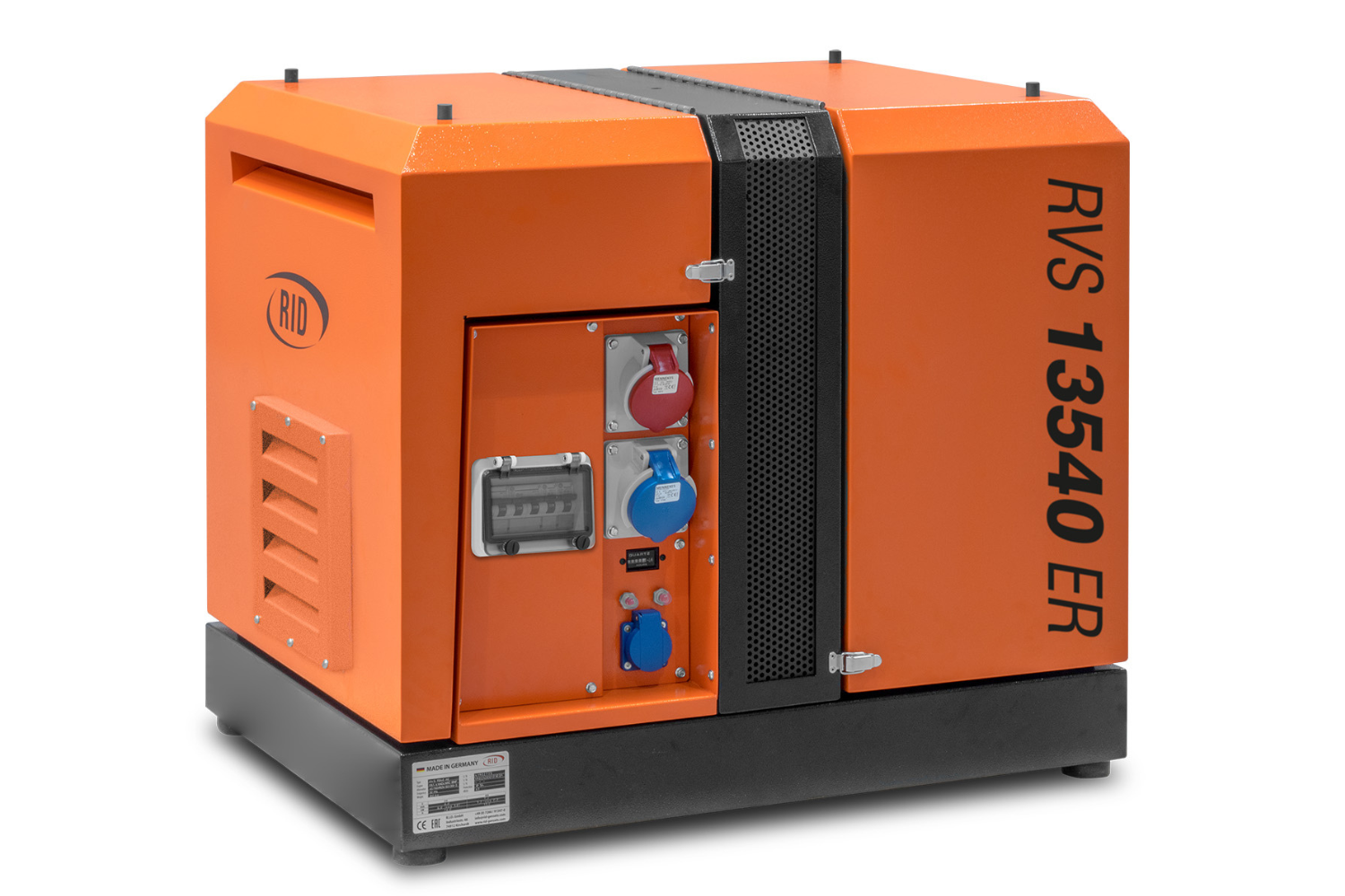 Benzin Stromerzeuger RVS 13540 ER - 13kVA - 3-phasig - schallgedämmt