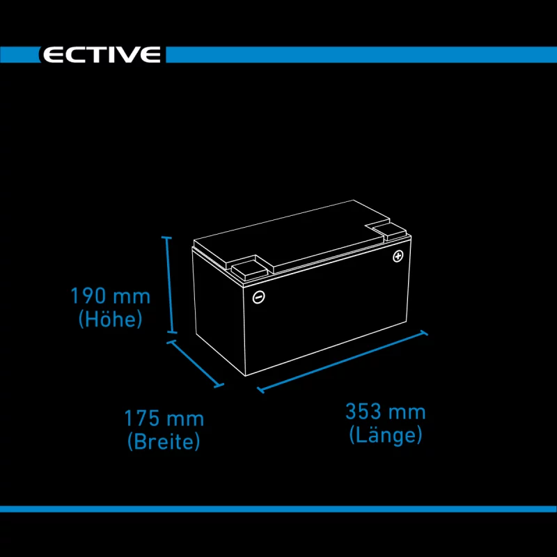 Lithium Versorgungsbatterie 150Ah LC 150 LT 12V LiFePO4 Versorgungsbatterie 150 Ah – Bild 9