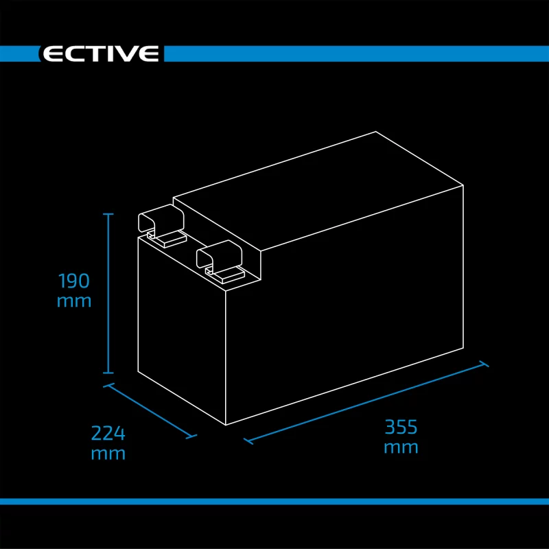 Lithium Untersitzbatterie 320Ah LC 320S LT 12V LiFePO4 – Bild 12