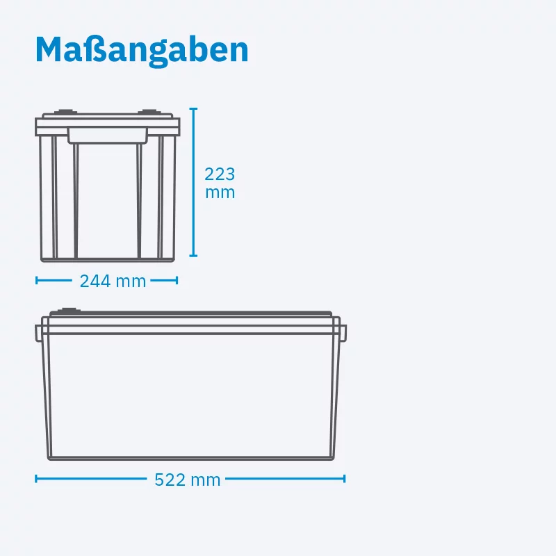 Lithium Versorgungsbatterie 460Ah LC 460S LT 12V LiFePO4 – Bild 10