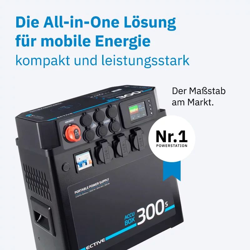 Powerstation AccuBox 300S 3000W 3840Wh LiFePO4 Powerstation – Bild 2