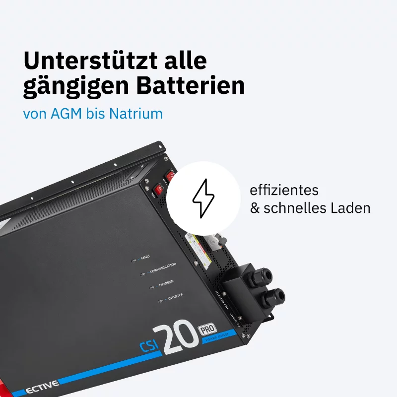 Sinus-Wechselrichter CSI 20 PA-RCD PRO 2000W/12V – Bild 4