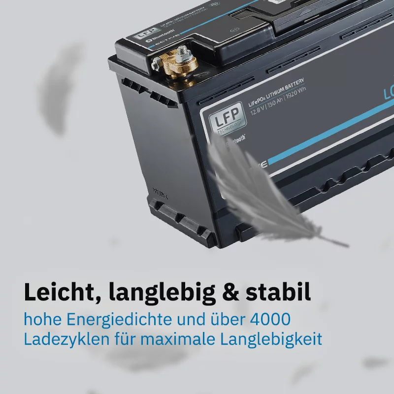 Versorgungsbatterie LC 100 LT 12V LiFePO4 100 Ah – Bild 2