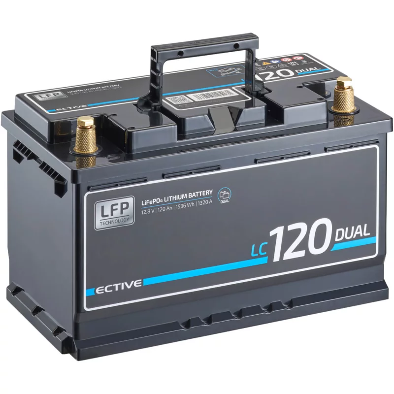 Dual Versorgungsbatterie LC 120 120Ah 12V 1536Wh 1320A – Bild 6