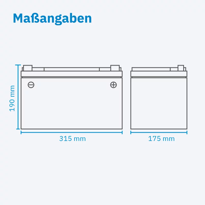 Dual Versorgungsbatterie LC 120 120Ah 12V 1536Wh 1320A – Bild 9