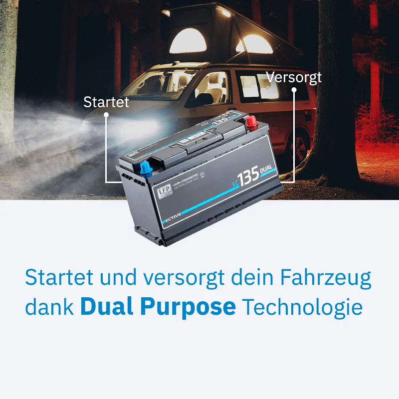 Dual Versorgungsbatterie LC 135 135Ah 12V 1728Wh 1485A – Bild 2