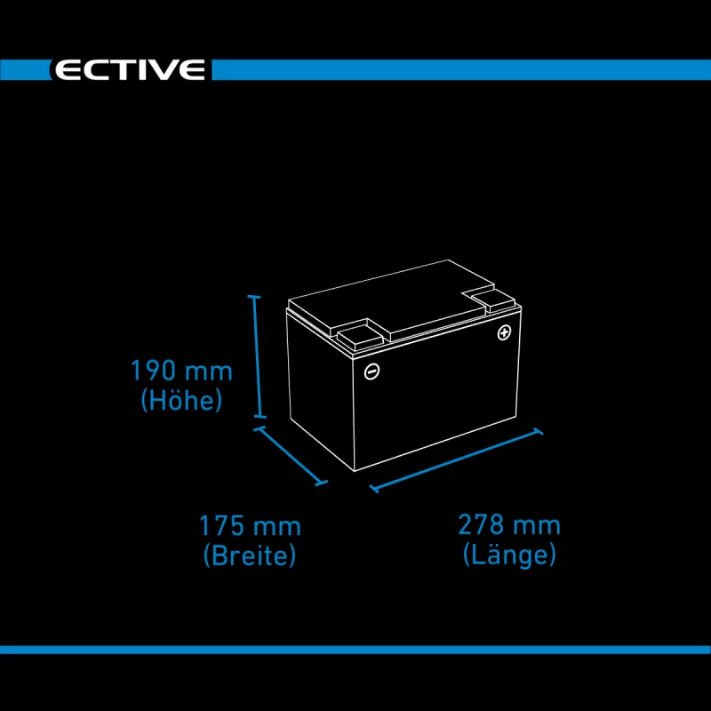 Versorgungsbatterie LC 80 LT 12V LiFePO4 80 Ah – Bild 8