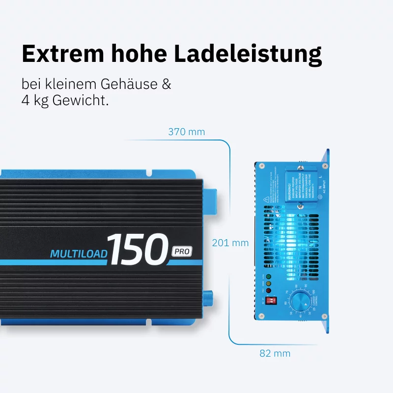 Multiload 150 PRO 150A/12V und 75A/24V Batterieladegerät Gen. 3 – Bild 2